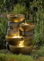 Big Sale Pots Water Fountain with Led Light