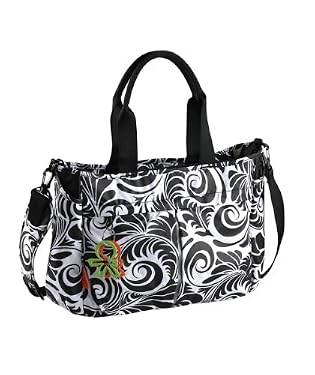 Okiedog Equinox Metro Messenger Bag - Black White