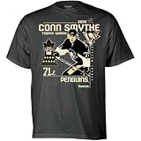 Reebok Pittsburgh Penguins Black 2009 NHL Stanley Cup Champions #71 Evgeni Malkin Conn Smythe Winner T-shirt