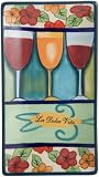 Signature Sweet Life of 5-inch by 9-inch Wine Rectangular Tray