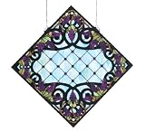 25.5W X 25.5H Grapevine With Black Diamond Window