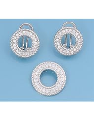 Sterling Silver Sets With Cubic Zirconia