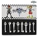 Kingdom Hearts II 8 KEY BLADE Sora Necklace Pendant a set series keyblade version A