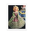 vintage crochet dress #2486 CHARTREUSE vintage crochet dress #2486 CHARTREUSE