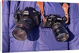Canvas Prints of A Canon EOS 5D digital camera and a Canon F-1 35mm from ArcticPhoto