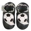 Momo Baby Soft Sole Baby Shoes - Soccer Black