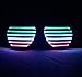 WDCS LED musical shades Sound & Music Active LED Party Glasses with USB Charger. Best for Cloubbing, EDM, Rave, Disco, Dubstep Party