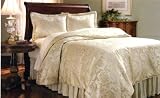 Classic Home White Classic Floral Duvet Set - Queen