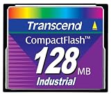Electronics : Transcend - 128MB INDUSTRIAL CF CARD (45X) - fix disk mode - Compact Flash Card (CF)<br />Part# TS128MCF45IF