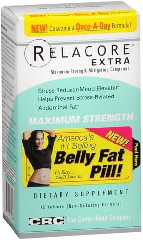 Relacore Extra Max Weight Loss Aid, Tablets 72 ea Pack of 2 by Relacore