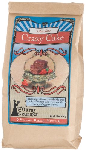 Ouray Gourmet Chocolate Crazy Cake Mix, 16-Ounce Bags (Pack of 3) by Ouray Gourmet