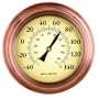 Chaney Instrument 8-Inch Copper Porthole Thermometer