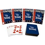 Pro Specialties Tennessee Titans Playing Cards- 4 Pack