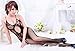 VISKEY Sexy Lady Black Crotchless Fish Net Body Stocking Bodysuit Lingerie Nightwear