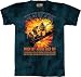 Alarm T-shirt Short Sleeved Cotton Shirt for Firefighting Heros