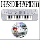 Musical Instruments : Casio SA75 Keyboard w/ Mayron Cole Piano Made Easy Educational Game CD