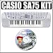Musical Instruments : Casio SA75 Keyboard w/ Mayron Cole Piano Made Easy Educational Game CD