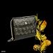 Portemonnaie en cuir femme Noir tutle-look, Anthoni Crown