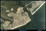 Laminated Atlantic City, NJ in high resolution from space satellite print poster photo view map: 36