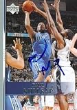 Paul Millsap Autographed/Hand Signed Basketball Card (Utah Jazz) 2007 Upper Deck #83