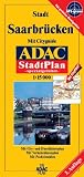 ADAC StadtPlan Saarbr�cken mit Spezialfaltung, GPS-genau - 