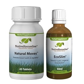 Native Remedies Natural Moves and EcoSlim ComboPack to relieve constipation and lose weight