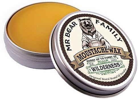 Mr Bear Family Moustache Wax (20ml/0.67oz) - Wilderness Scent - Shipped from United Kingdom by Mr Bear Family by Mr Bear Family