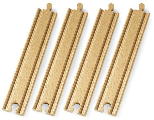 BRIO 33341 Wooden Railway System: Straight Tracks