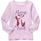 GYMBOREE(ジンボリー) オンポイントトップ ラベンダー トップス長袖Tシャツ 6歳【並行輸入】