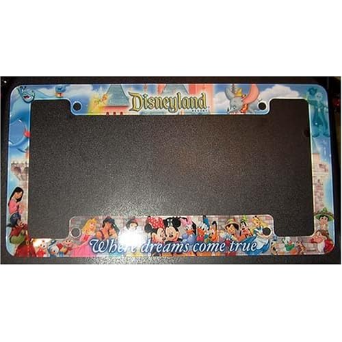 Disneyland License Plate Frame Lithographic Prints
