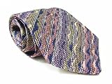 Missoni Mens Silk Tie Multi Color Zig Zag Design CRB8SEU2322 - 0002