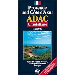 ADAC Karte, Provence und Cote d' Azur