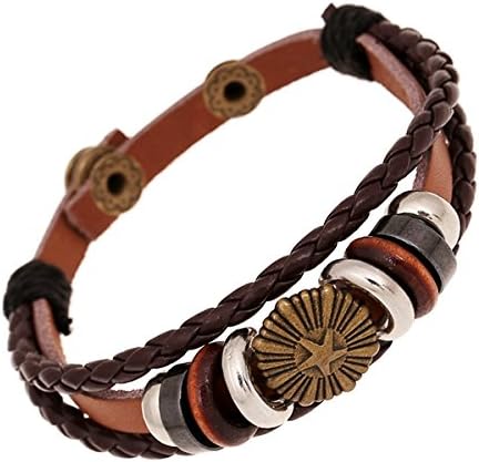 Vich Handmade Leather /Bangle/Punk (Cowskin/Cowhide) Wristband/Bracelet