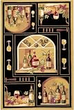 Wine Cellar Rug 5'3x8'3 Black