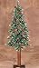 3 Alpine Frosted Artificial Christmas Tree W/ Pine Cones   Pre Lit Clear Lights
