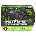 G.I. Joe: The Rise of Cobra Vehicle and Figure - Snake Trax A.T.V. with Scrap-Iron