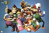 Nintendo Super Mario Group Video Game Poster
