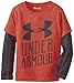 Under Armour Boy's 2-7 Branded Elbow Hit Slider Red