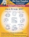 Java Break Aunt Martha's Hot Iron Embroidery Transfer