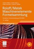 Produkt-Bild: Roloff/Matek Maschinenelemente Formelsammlung: Interaktive Formelsammlung auf CD-ROM