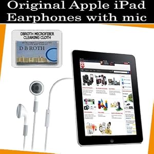OEM (Original) Apple Headphones Handsfree Headset with Jack Mic for Apple iPad