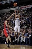 New Jersey Nets v Dallas Mavericks: Jose Juan Barea and Jordan Farmar Photographic Poster Print by Danny Bollinger, 12x18