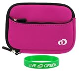 Neoprene Sleeve (Hot Pink) Case for Western Digital My Passport Studio 640 GB Portable Hard Drive for MAC WDBAAB6400ACH-NESN Midnight Black