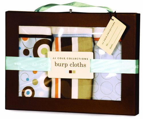 JJ Cole Burp Cloth Set Boy