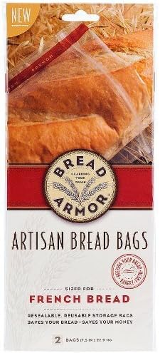 Bread Armor French Bread Bags, 2-Pack by Bread Armor