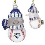 San Diego Padres MLB All-Star Light-Up Acrylic Snowman Ornament (3)