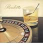 Roulette Casino Art Poster Print by Paulo Romero, 12x12