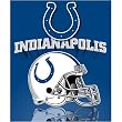 Indianapolis Colts Light Weight Fleece NFL Blanket (Grid Iron) (50x60")"