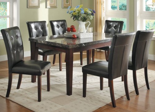 Reviews Homelegance Decatur 7 Piece Rectangular Dining Room Set W