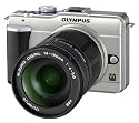 Olympus - PEN E-PL1 - Appareil Photo Bridge - 12,3 Mpix - Kit boîtier Champagne + Objectif 14-150 mm Noir
